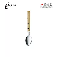 【日本高桑金屬】日製木柄不鏽鋼水果甜點匙-4入