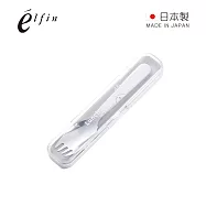 【日本高桑金屬】日製不鏽鋼餐用叉匙附收納盒- 白盒-3入