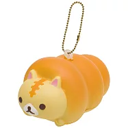 San-X 捲心奶油貓土司麵包系列QQ公仔吊飾。奶油貓