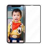 iPhone XR 6.1吋 全膠黑邊滿版高清防爆鋼化玻璃膜