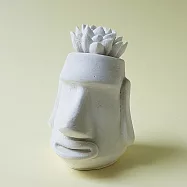 大嘴摩艾與蓮 擴香石 香磚 薰香石 香氛珪藻土擴香