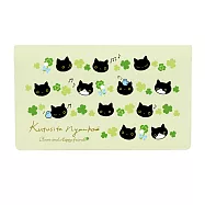 San-X 小襪貓貓朋友幸運草系列存摺收納夾