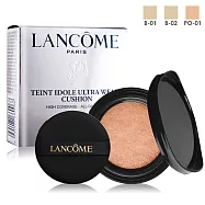 LANCOME 蘭蔻 零粉感超持久氣墊粉餅 SPF23/PA++(14g)-多色可選-百貨公司貨 #PO-01