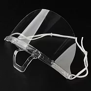 【!限量特惠價!】食品作業用全透明高級防霧口罩(2盒共20入)