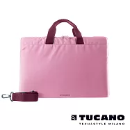 TUCANO MINILUX 極簡輕便尼龍手提內袋 13-14吋(可側背) 粉紅