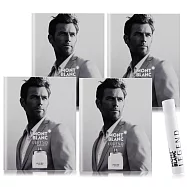 MONTBLANC 萬寶龍 傳奇白朗峰男仕淡香水(1.2ml)X4 EDT-隨身針管試香-香水公司貨