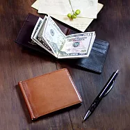 Harvest Label|沉穩大人味 日系輕薄兩折式鈔票夾/短夾 駝色