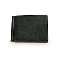 Harvest Label|沉穩大人味 日系輕薄兩折式鈔票夾/短夾 黑色