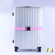 JIDA 繽紛馬卡龍行李箱束帶(2入組)粉色x2