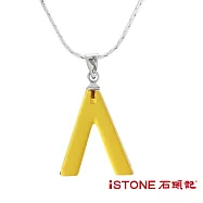 石頭記 黃水晶項鍊-許願骨-小