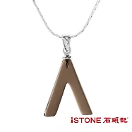 石頭記 茶水晶項鍊-許願骨-小