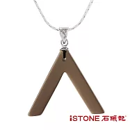 石頭記 茶水晶項鍊-許願骨-大