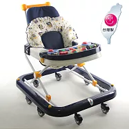 YSF 成長型高背學步車(座位可調整)-兩色可選深藍