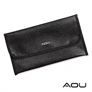 AOU 戶外休閒旅行 高品質抗撕裂 護照夾 護照包 隨身旅遊包66-057皮料黑