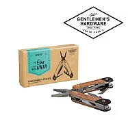 【Gentlemen’s Hardware】經典7合1漁夫釣魚專業隨身工具組-木質握把