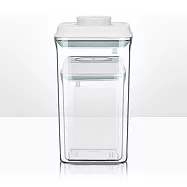 安酷生活2000+900ml一鍵搞定全防漏萬用保鮮密封罐(2件組)(附贈一組勺子+掛具 )