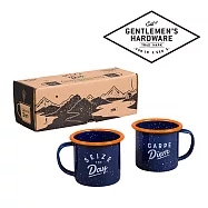 【Gentlemen&rsquo;s Hardware】星空藍戶外用琺瑯咖啡杯套組-150ml