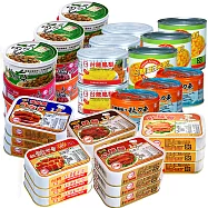 台糖 山珍海味罐頭超值12件組(豬肉醬3組/鰻魚4組/鳳梨罐2組/玉米粒/紅鮭中骨/番茄汁秋刀魚)