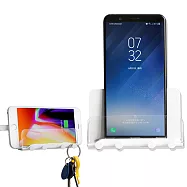 OATSBASF 手機牆壁支架 壁掛 掛鉤 適用手機 平板電腦 展示架 置放架 固定架 可收納線材 鑰匙 簡約生活