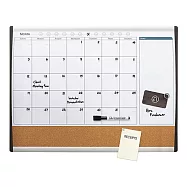 【Quartet】行事曆磁性白板附軟木