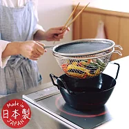 【有元葉子Selection】日本製兩階段三層式完美油炸鍋22cm(超值三件組)