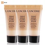 LANCOME 蘭蔻 零粉感超持久粉底 SPF38/PA+++5mlX3#PO-01-公司貨