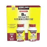 Kirkland Signature 科克蘭 維生素B12錠 800微克 (150錠 x 2瓶)