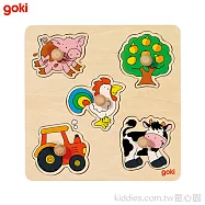 goki 原野牧場握鈕拼圖