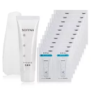 SOFINA 蘇菲娜 彈力泡泡潔顏乳-附專用起泡網(30g+2.2gX10)-公司貨
