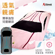 【Chinook】賽車造型兒童睡袋(兒童睡袋)極光藍