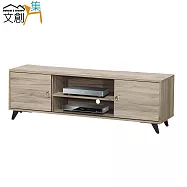 【文創集】木蘭 時尚3.9尺二門電視櫃/視聽櫃
