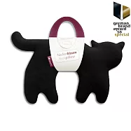 【德國萊思綺Leschi】旅行枕頭/辦公室、教室午休枕頭- 貓造型 (黑色)