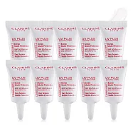 CLARINS 克蘭詩 輕呼吸全效UV隔離露SPF50/PA++++(3ml)X10#透明色 [30ml/正貨容量超值組]-公司貨