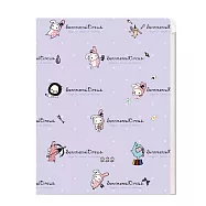 San-X 魔幻馬戲團無名花園系列雙開夾鏈袋文件夾