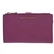 MICHAEL KORS 防刮皮革雙層手機長夾-深紫(現貨+預購)深紫