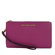 MICHAEL KORS 防刮皮革手掛長夾-紫紅(現貨+預購)紫紅