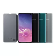 SAMSUNG Galaxy S10 Clear View 原廠全透視感應皮套 (再送原廠S10智能背蓋) 白色