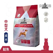 送贈品 H45400北歐艾格 中型成犬 鮭魚 2.8KG 狗飼料 小/中/大型犬 雞肉/羊肉/鮭魚中型成犬 鮭魚 2.8KG 中型成犬 鮭魚 2.8KG