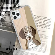 INJOYmall for iPhone 6 / 6s 千鳥格拼貼米格魯 防摔手機殼 保護殼