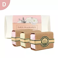 巴黎香氛-經典精油手工皂禮盒(3入組)D款.玫瑰+櫻花+茉莉