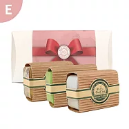 巴黎香氛-經典精油手工皂禮盒(3入組)E款.馬鞭草+薰衣草+蠟菊