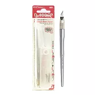 日本NT Cutter鋁壓鑄金屬筆刀&phi;9mm模型等距刻線刀D-400GP公仔雕刻筆刀(附30度和45度刀片各5.筆蓋和刀片盒)切割刀細工刀