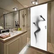 【EZlife】3D木門翻新神器美化貼(77*200cm)H.美女剪影