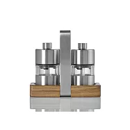 德國AdHoc 迷你陶刀研磨罐(兩入)木座組