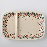 波蘭陶 桃花源系列 分隔盤 28x19cm 波蘭手工製
