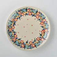 波蘭陶 桃花源系列 圓形餐盤 19cm 波蘭手工製