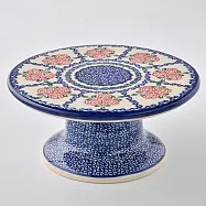 波蘭陶 漫野薔薇系列 蛋糕架 20cm 波蘭手工製