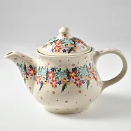 波蘭陶 桃花源系列 茶壺 1.1L 波蘭手工製