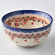 波蘭陶 六月新娘系列 日式飯碗 12cm 波蘭手工製