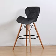 E-home Fly芙萊蝴蝶吧檯椅 四色可選黑色